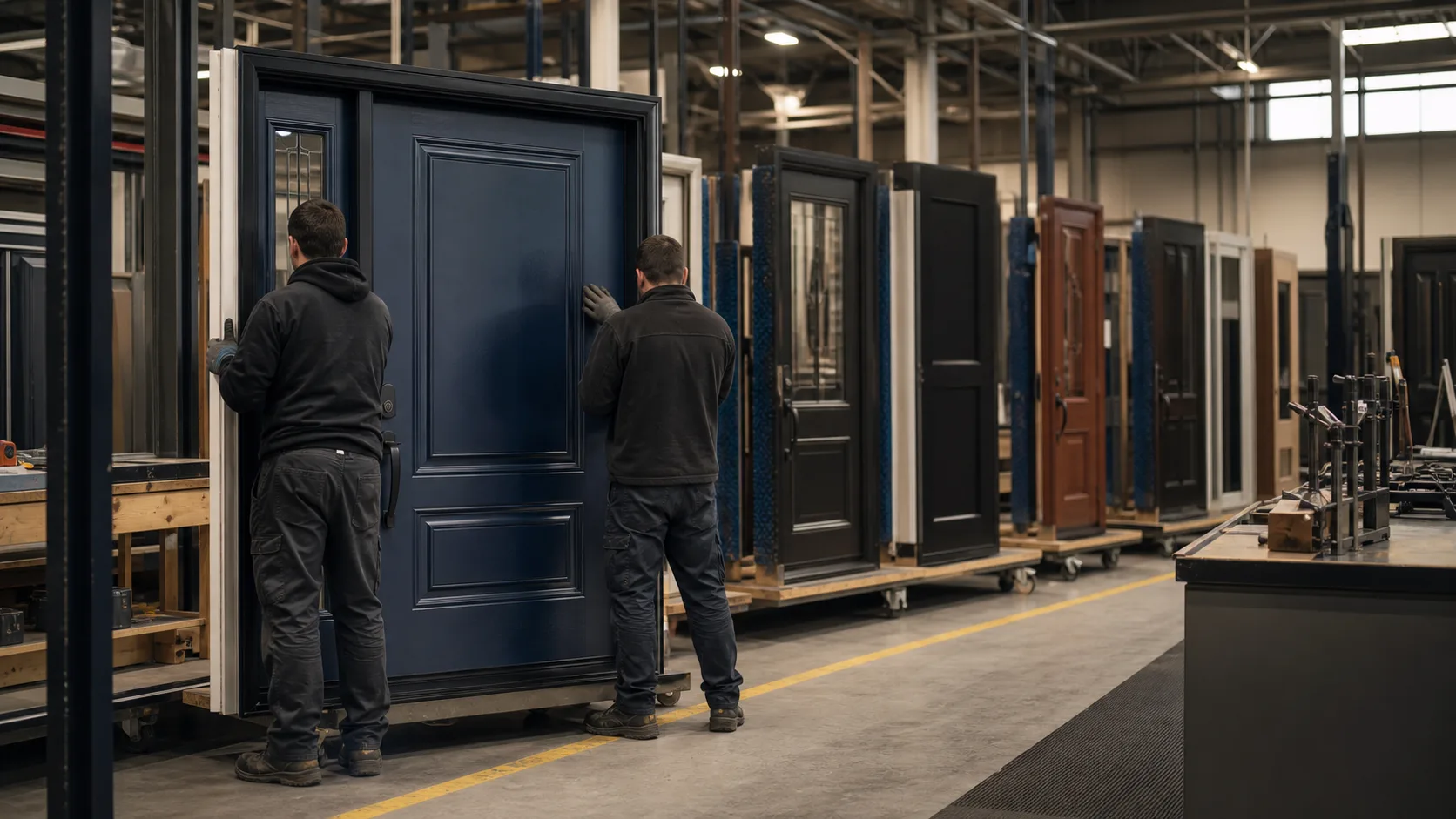 Entry door production concept preview